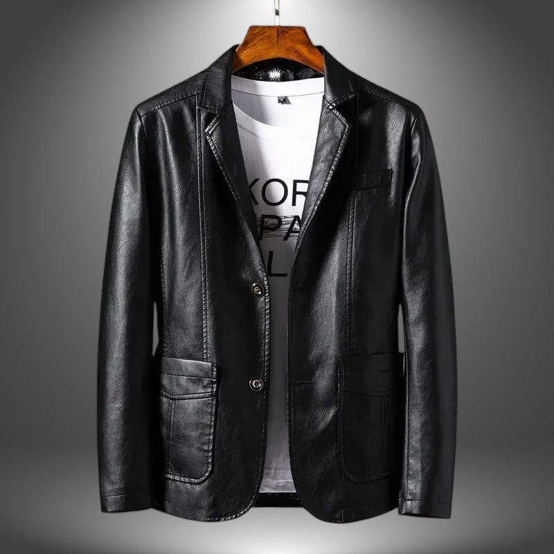 Lewis | Men's Handcrafted Leather Jacket
