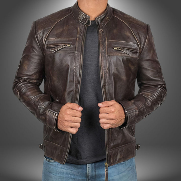 David | Men's Handcrafted Leather Jacket