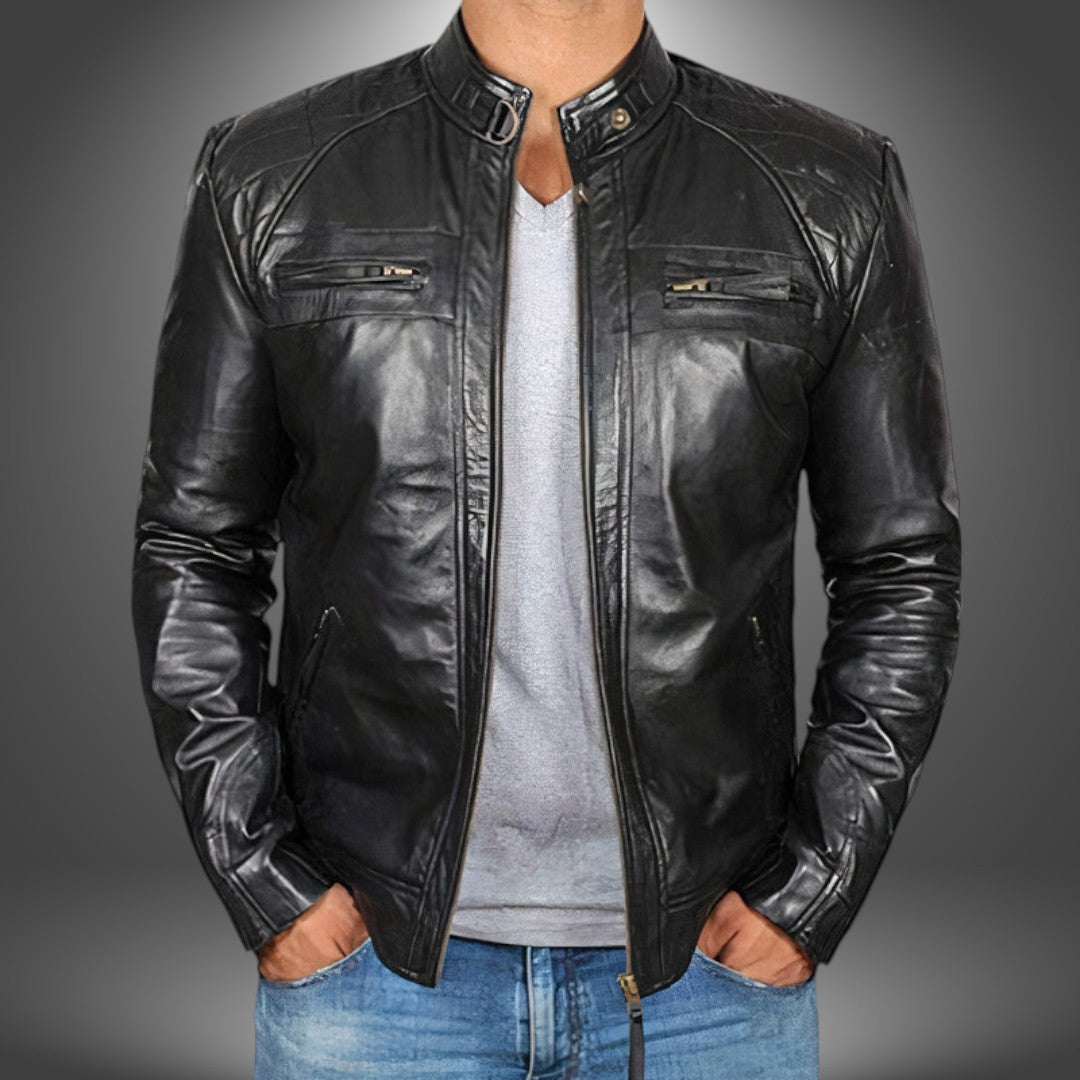 David | Men's Handcrafted Leather Jacket
