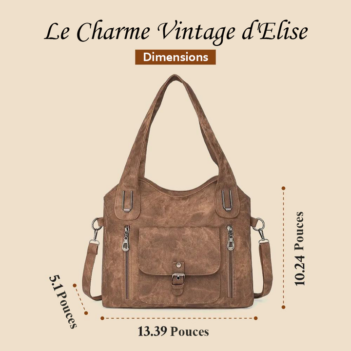 Le Charme Vintage d'Elise | Sac à Bandoulière