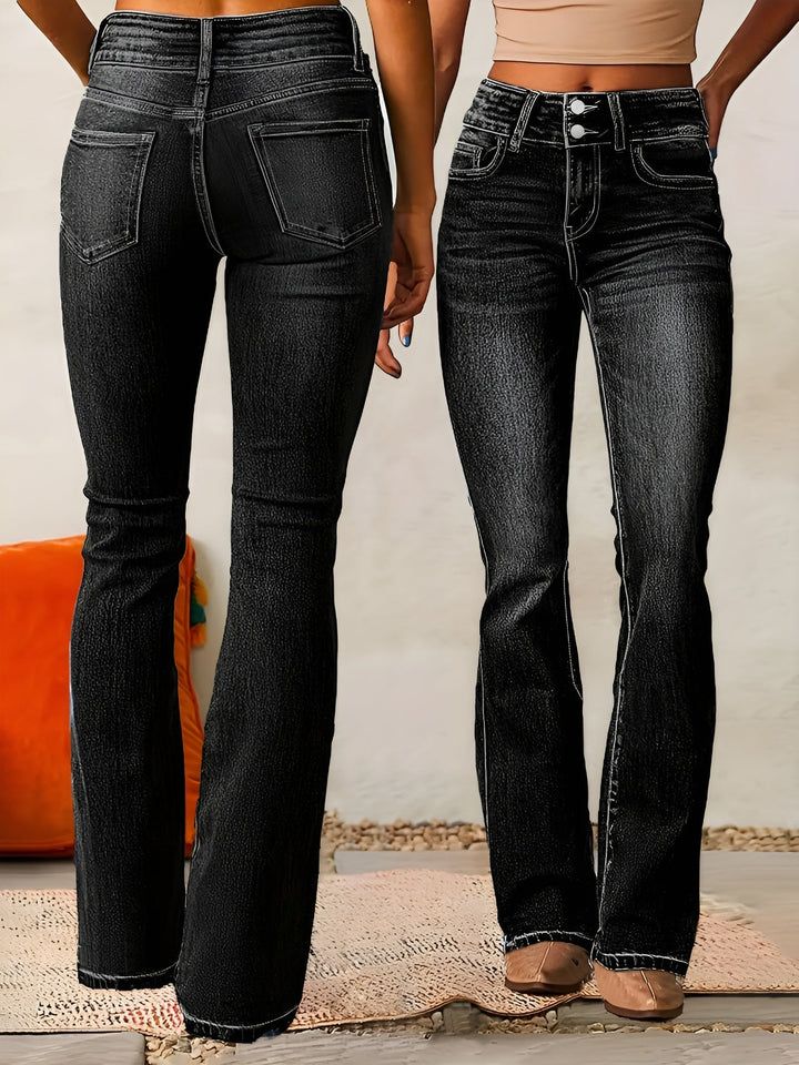 ALANA™ | Stylish Zipper Jeans
