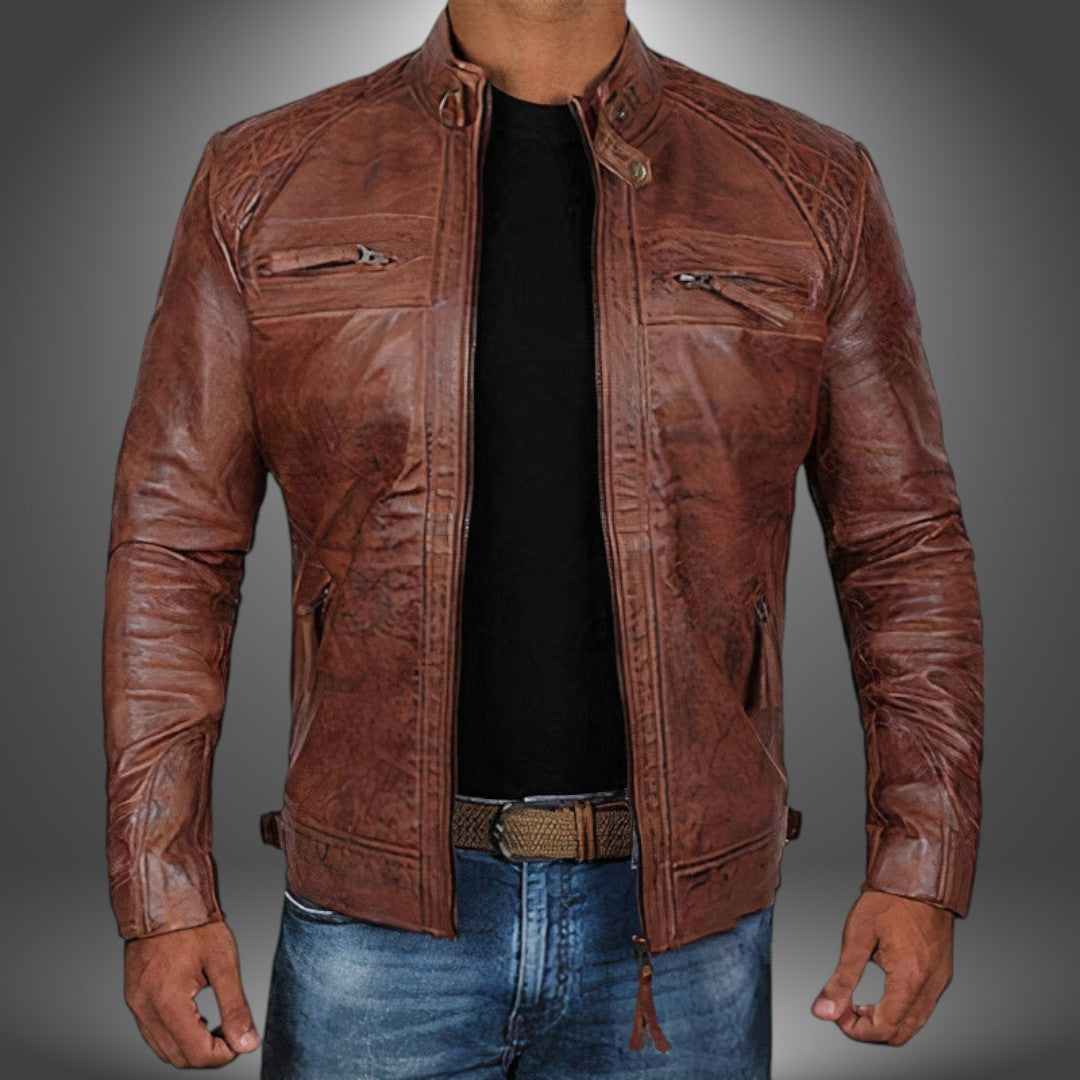 David | Men's Handcrafted Leather Jacket
