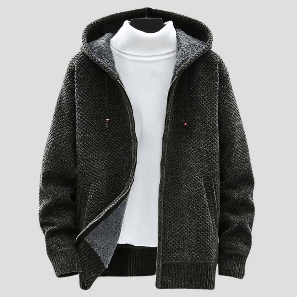Alex – Stickad Hoodie