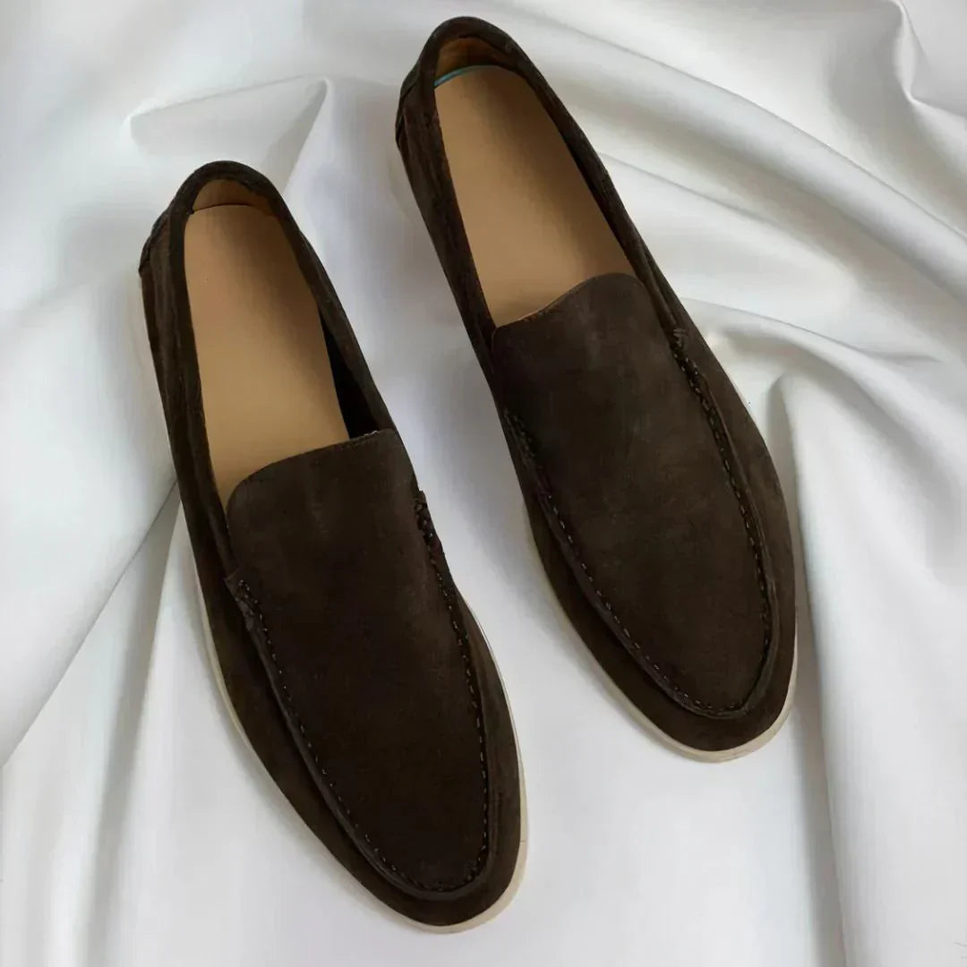 Elegante suède loafers