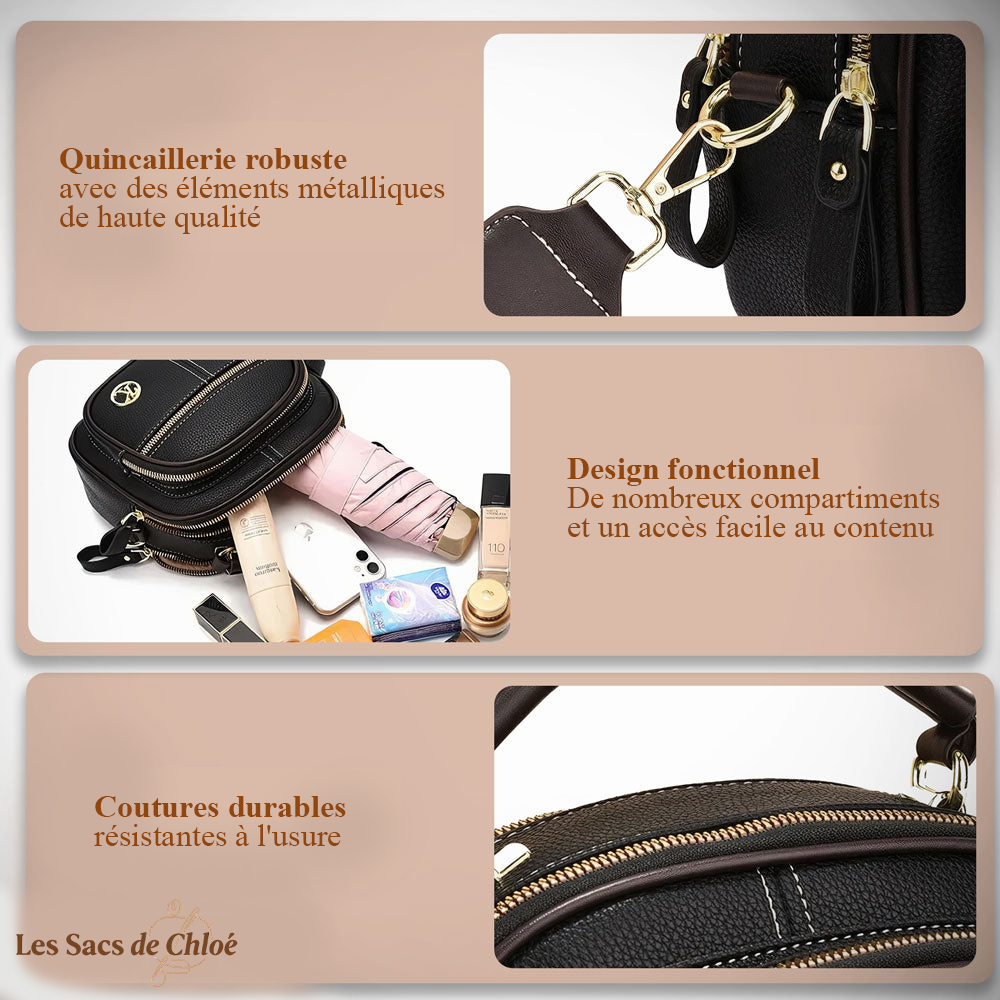 Sophistication Intemporelle de Molly | Sac Élégant avec Bandoulière