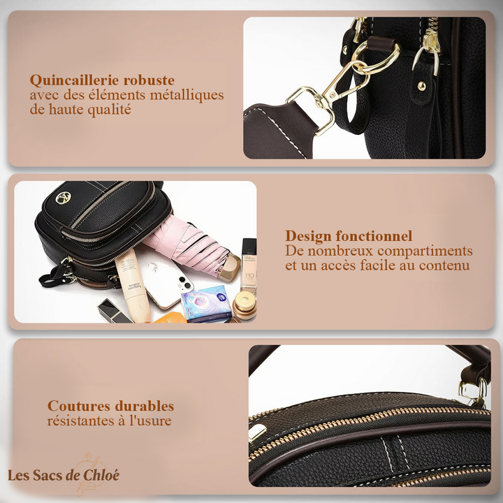 Sophistication Intemporelle de Molly | Sac Élégant avec Bandoulière