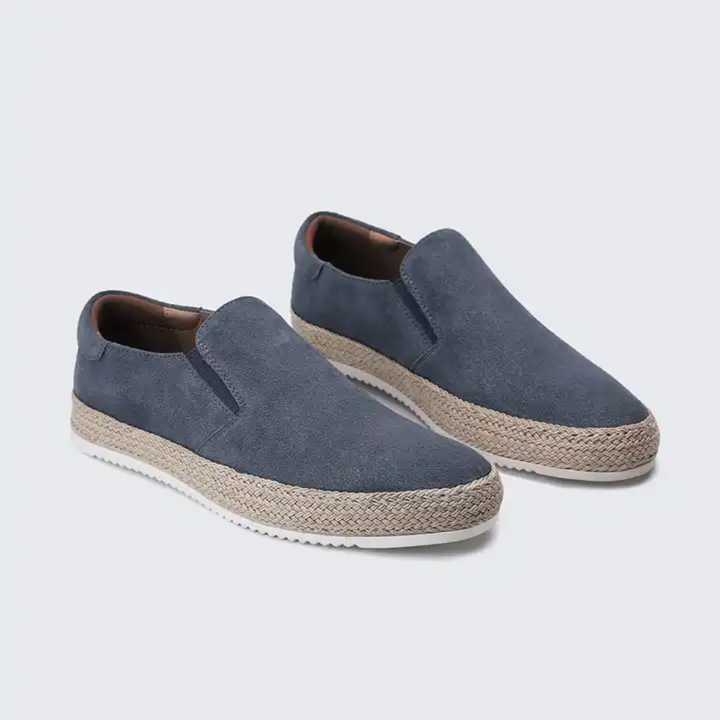 Hugo – Sommarloafers i mocka