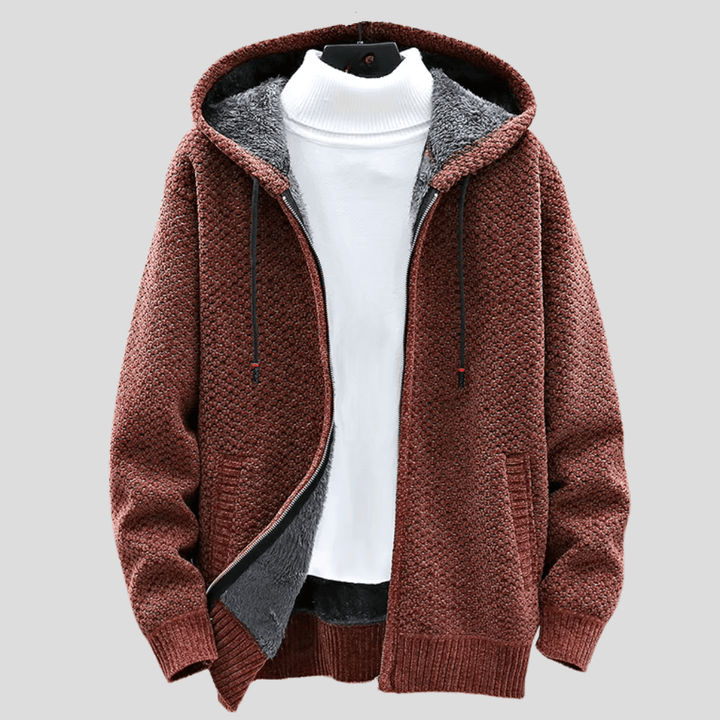 Alex – Stickad Hoodie