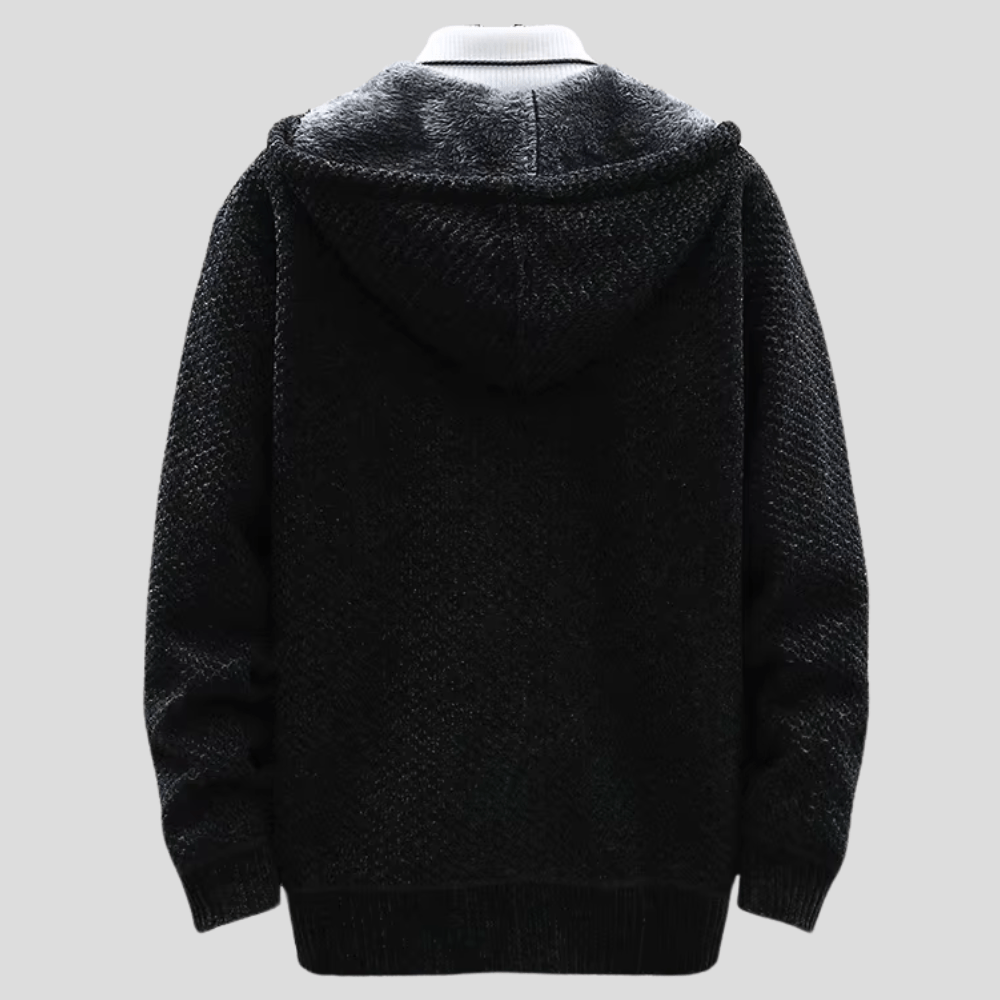 Alex – Stickad Hoodie