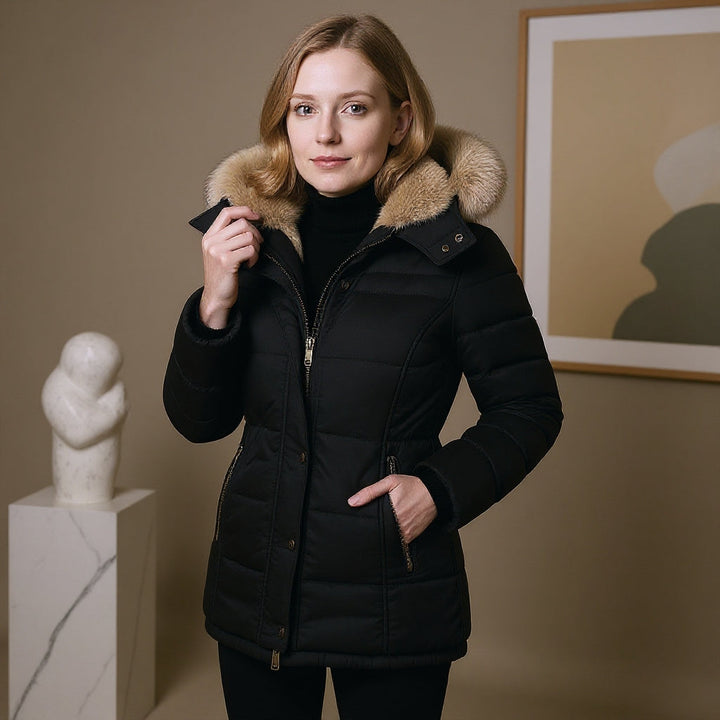 Anna™ | Warmer mit Fell gefütterter Wintermantel