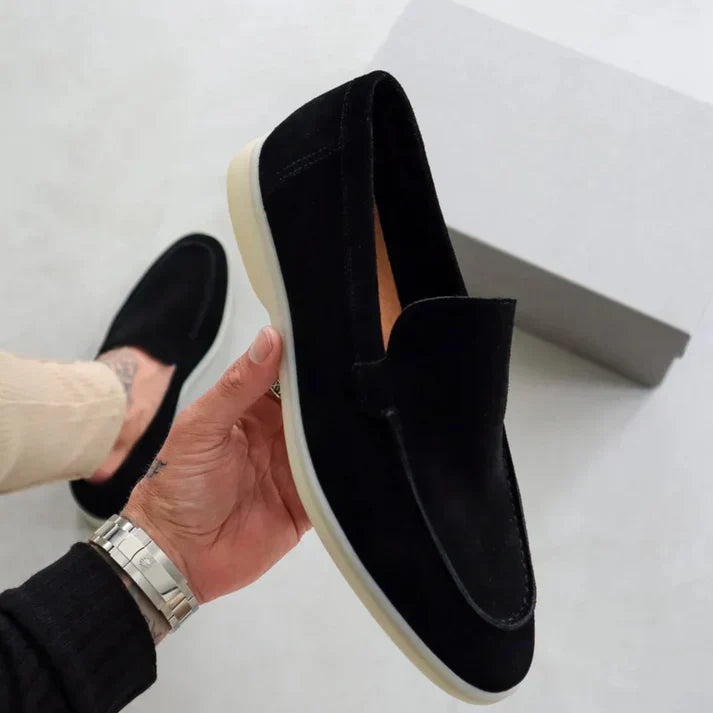 Elegante suède loafers
