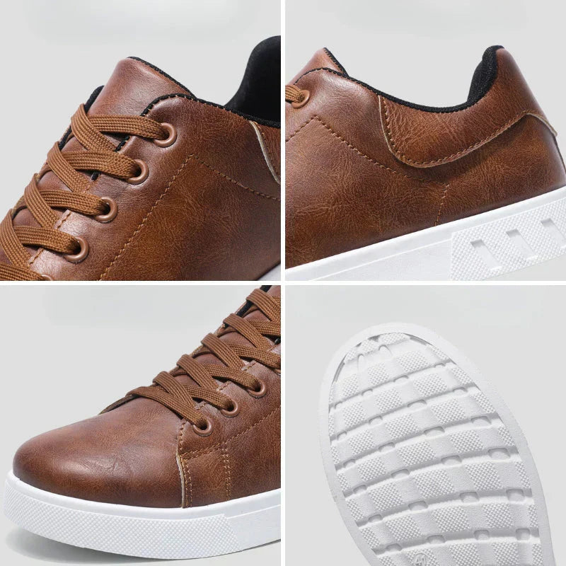 Corrado Klassieke Leren Sneakers