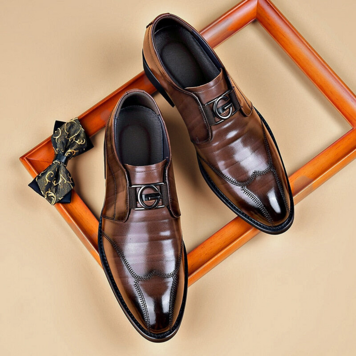 Leonardo™ | Boss-style Leather Shoes