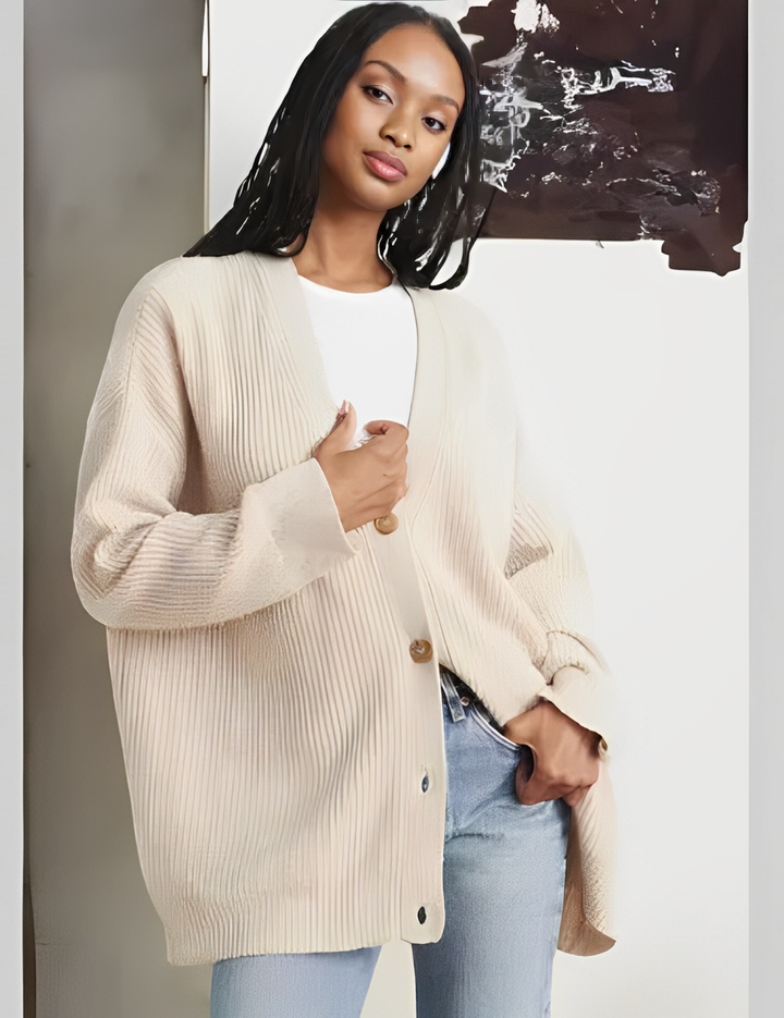 Ronja™ | Elegant Cardigan med Knappar