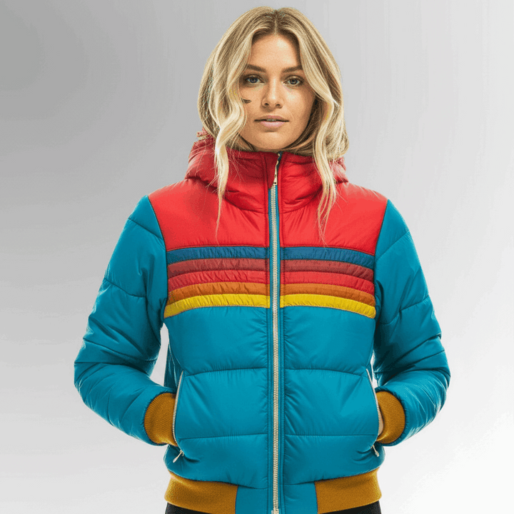 Zaluva™ | Färgad pufferjacka